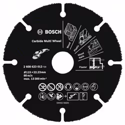 Disque à tronçonner le bois Bosch 2608623012; 115x1 mm
