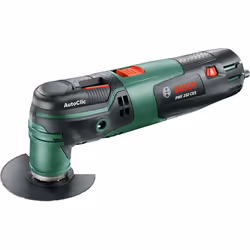 Bosch PMF 250 CES (Basic), Découpe, Polissage, Sciage, Décapage, Noir, Vert, Rouge, 20000 OPM, 15000 OPM, 1,4°, Secteur