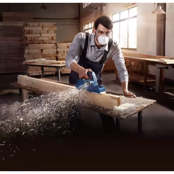 Bosch GHO 6500 Noir, Bleu, Métallique 16500 tr/min 650 W