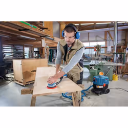 Bosch GET 75-150 Professional Ponceuse orbitale aléatoire 7300 tr/min 14600 OPM Noir, Bleu 750 W - Vue supplémentaire 4