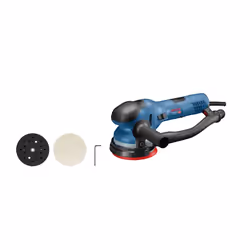 Bosch GET 55-125 Professional, Ponceuse orbitale aléatoire, Velcro, Noir, Bleu, 3300 tr/min, 7800 tr/min, 6600 OPM