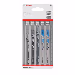 Lames pour scie sauteuse Bosch 2608667857; 5 unités