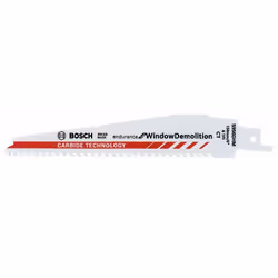 Bosch 2 608 653 140, Lames de scie sabre, Métal, Bois, Carbone, Blanc, 4,3 mm, 15 cm