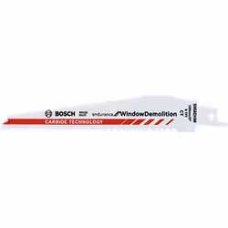 Bosch 2 608 653 142, Lames de scie sabre, Métal, Bois, Carbone, Blanc, 4,3 mm, 15 cm
