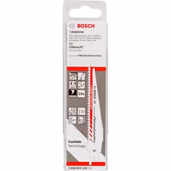 Bosch 2 608 653 142 Lame de scie sauteuse, à chantourner et sabre Lames de scie sabre Carbone 10 pièce(s)