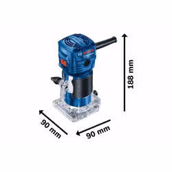 Bosch GKF 550 Noir, Bleu, Rouge, Blanc 33000 tr/min 530 W - Vue supplémentaire 5