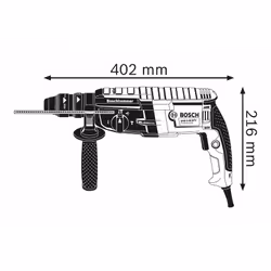 Bosch GBH 2-28 F Professional Marteau Perforateur SDS Plus 880 W - Vue supplémentaire 7