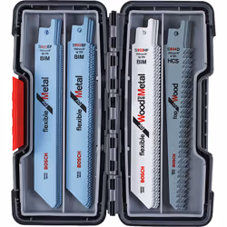 Bosch 2 607 010 902, Lames de scie sabre, Métal, Bois, Blanc, Bleu, 20 pièce(s)