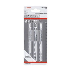 Bosch - Carte de 3 Lame de scie sauteuse t 367 xhm - Bois et métal - 2608667562