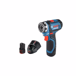 Bosch Perceuse-visseuse sans fil GSR 12V-15 FC Professional, Perceuse à poignée pistolet, Sans clé, 1 cm, 1300 tr/min, 3 cm,  ...