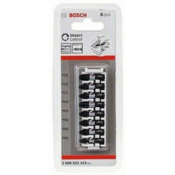 Jeu de tournevis Bosch Impact Control; 8 unités