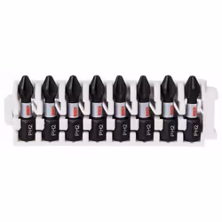 Jeu de tournevis Bosch Impact Control PH2/L25; 8 unités