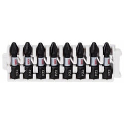 Jeu de tournevis Bosch Impact Control PZ2/L25; 8 unités
