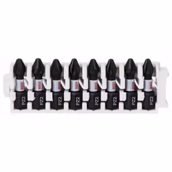 Jeu de tournevis Bosch Impact Control PZ2/L25; 8 unités