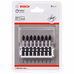 Jeu de tournevis Bosch Impact Control; 8 unités