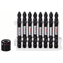 Jeu d'accessoires de tournevis Bosch 2608522334; PH2-PZ2; 65 mm; 8 pcs. + couplage