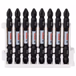 Jeu de douilles à impact Bosch 2608522337; PH2; 65 mm; 8 unités