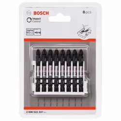 Jeu de douilles à impact Bosch 2608522337; PH2; 65 mm; 8 unités
