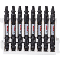 Embout de vissage PRO Impact Bosch avec lames doubles et inserts Pick and Click T20 65 mm 8 pces - 2608522339