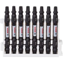 Bosch - Embout de vissage pro Impact avec lames doubles et inserts Pick and Click T25 65 mm 8 pces - 2608522340