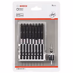 Jeu de tournevis Bosch Impact Control; 9 unités