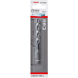 Bosch - professional impact control hss foret hélicoïdal pour métal 6,5 x 63 x 107 mm 2608577059