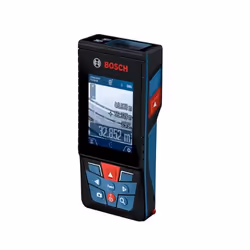 Bosch Télémètre laser GLM 120 C Professional, 120 m, 1,5 mm/m, 4 s, Rouge, 650 nm (<1 mW), Niveau à point