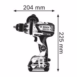Bosch GSB 18V-85 C 2100 tr/min Sans clé Noir, Bleu, Rouge