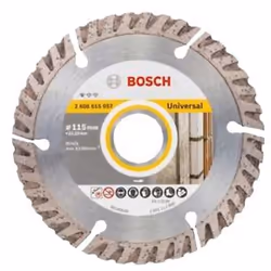 Disque à tronçonner diamanté Bosch Universal 115 mm