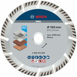 Lame De Scie Diamant Bosch Standard Pour Universal, 180 X 22,23 X 2,4 X 10 Mm 10 Pièces
