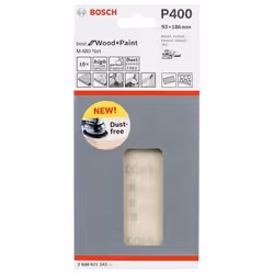 Abrasif maillé Bosch M480; 93x186 mm; P400; 10 unités
