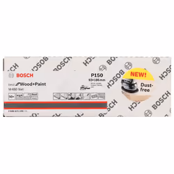 Abrasif maillé Bosch M480; 93x186 mm; P150; 50 unités