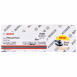 Abrasif maillé Bosch M480; 93x186 mm; P180; 50 unités