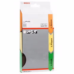 Bosch 2 608 621 252 fourniture de ponçage manuel Éponge abrasive Grain moyen/fin 3 pièce(s)