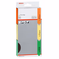 Bosch 2 608 621 253 fourniture de ponçage manuel Éponge abrasive Grain moyen/fin 3 pièce(s)