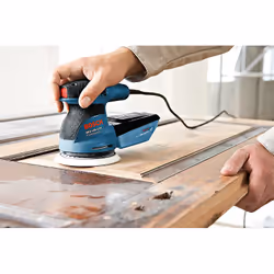 Bosch GEX 125-1 AE Professional Ponceuse orbitale 12000 tr/min 24000 OPM Noir, Bleu, Rouge - Vue supplémentaire 4