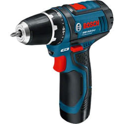 Bosch GSR 10,8-2-LI Sans clé 950 g Noir, Bleu