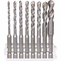 Fabricant : Bosch Foret avec taillant diamanté asymétrique à 7 pans et perçage rapide en U à 2 spires Extrêmement puissants,  ...