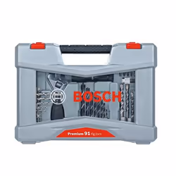 Bosch Premium X-Line, Perceuse, Ensemble de forets, Béton, Métal, Bois, Tige cylindrique, 3 - 10 mm, 2 - 6 mm
