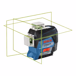 Bosch GLL 3-80 CG Professional Niveau Laser Lignes Vert 3 Plans 360° 30 m - Vue supplémentaire 2