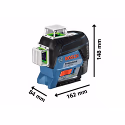 Bosch GLL 3-80 CG Professional Niveau Laser Lignes Vert 3 Plans 360° 30 m - Vue supplémentaire 3