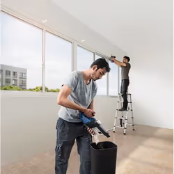 Bosch GAS 18V-1 Professional aspirateur de table Noir, Bleu, Rouge, Translucide Sans sac