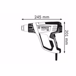 Souffleur de chaleur Bosch GHG 23-66 + Accessoires