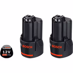 Bosch 1600A00X7D, Batterie, Lithium-Ion (Li-Ion), 3 Ah, 12 V, BOSCH, Noir