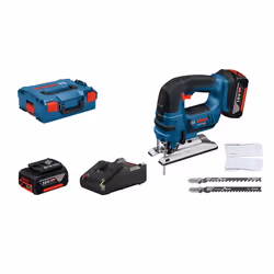 Bosch GST 18 V-LI B Professional, Noir, Bleu, 45°, Bois, 2700 spm, 12 cm, 2 cm