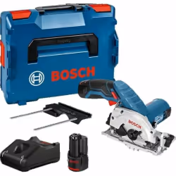 Scie circulaire Bosch Professional GKS 12V-26 + 2 batteries 3,0Ah + L-Boxx - 06016A1005