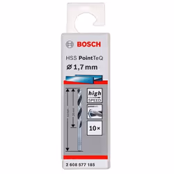 Foret en métal Bosch 2608577185; 1,7x20x43 mm; 10 unités - Vue supplémentaire 5