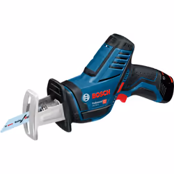 Bosch Scie sabre sans fil GSA 12V-14 Professional, Poignée à barillet, Noir, Bleu, 3000 spm, 70 dB, 81 dB, 3 dB