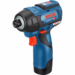 Bosch Visseuse à chocs sans fil GDR 12V-110 Professional, Douille à choc, Noir, Bleu, 1/4", 3100 tr/min, 110 N·m, 1200 tr/min