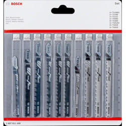 Lames pour scie sauteuse Bosch Wood Expert; 10 unités